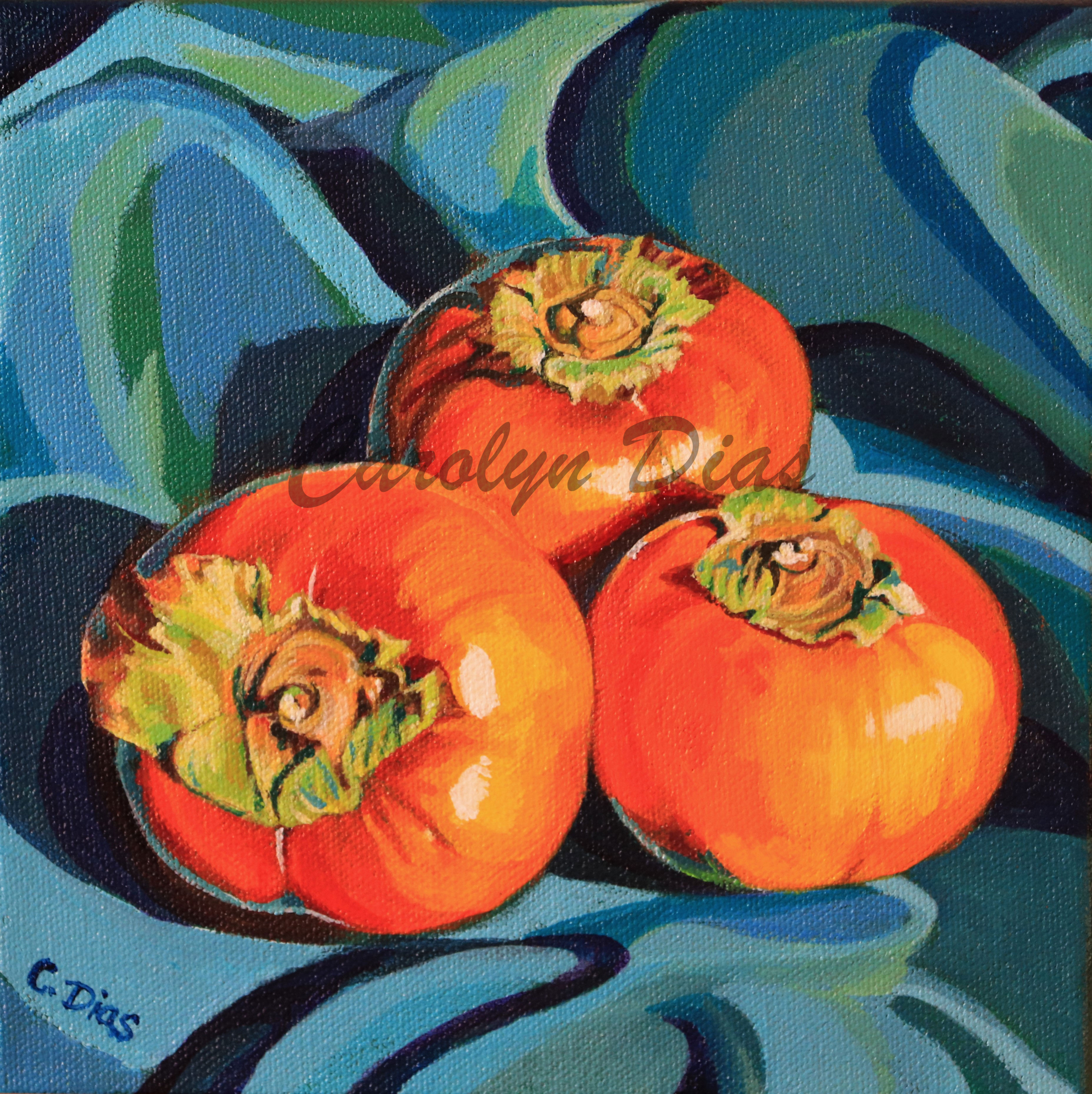 Persimmons Painting