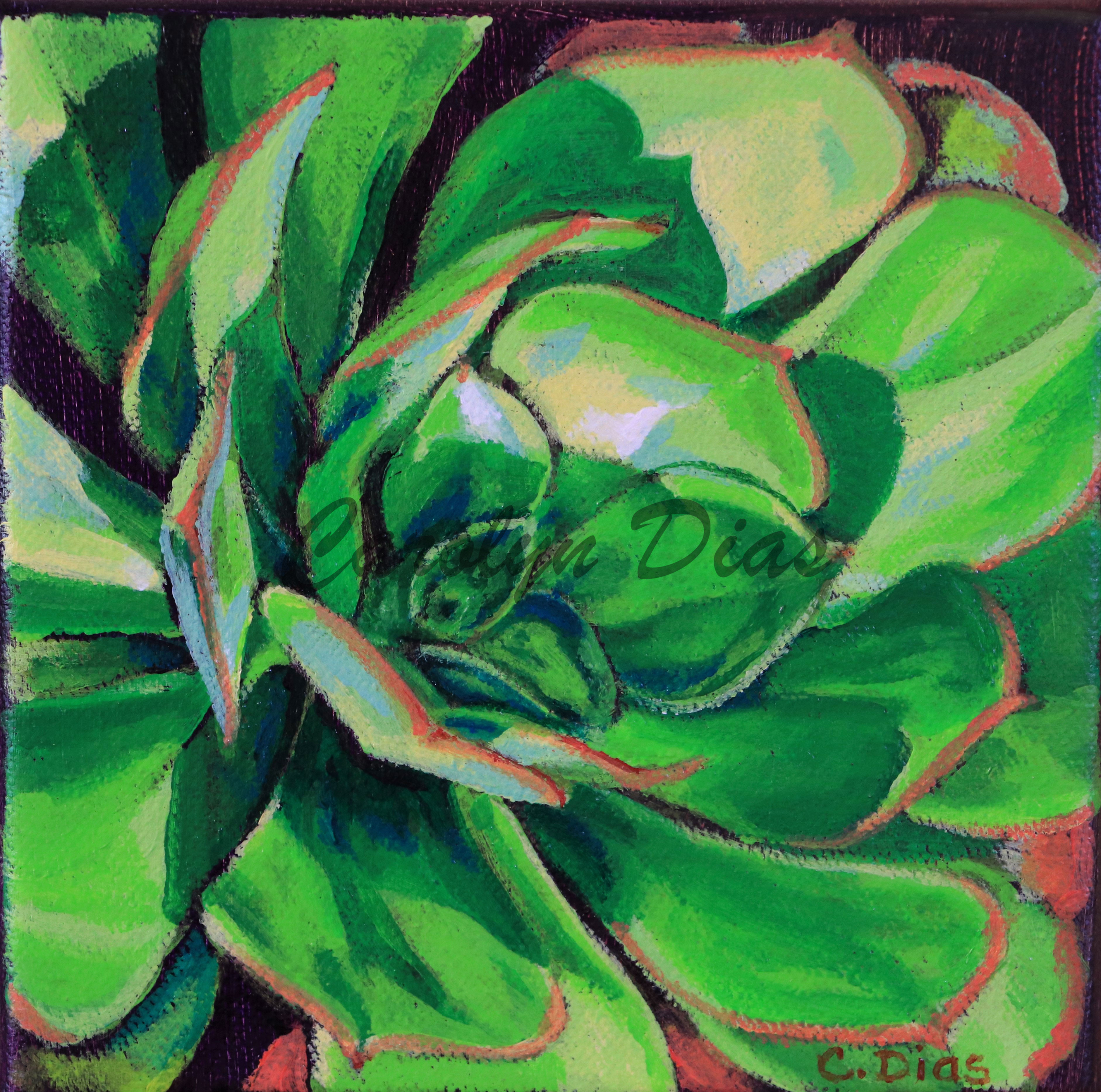 Succulent 2 Painting